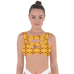 Digital Illusion Bandaged Up Bikini Top by Sparkle