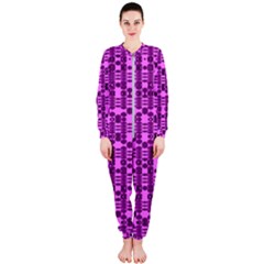 Digital Violet Onepiece Jumpsuit (ladies)  by Sparkle