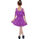 Digital Violet Kids  Shoulder Cutout Chiffon Dress View2