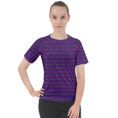 Digital Mandale Women s Sport Raglan Tee by Sparkle