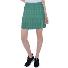 Digital Waves Tennis Skirt