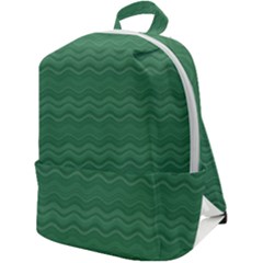 Digital Waves Zip Up Backpack