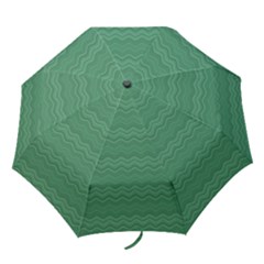 Digital Waves Folding Umbrellas