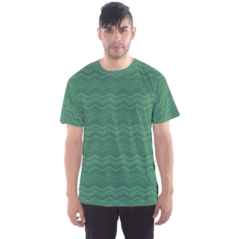 Digital Waves Men s Sport Mesh Tee by Sparkle