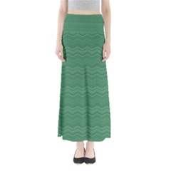 Digital Waves Full Length Maxi Skirt by Sparkle