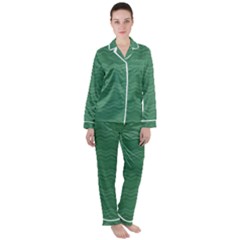 Digital Waves Satin Long Sleeve Pyjamas Set by Sparkle