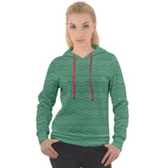 Digital Waves Women s Overhead Hoodie