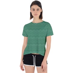 Digital Waves Open Back Sport Tee