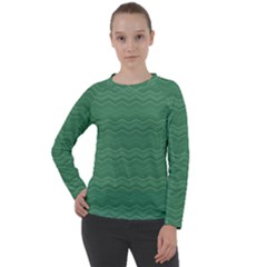 Digital Waves Women s Long Sleeve Raglan Tee