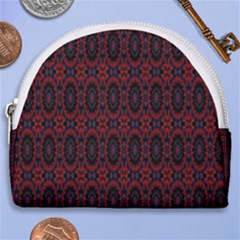 Digital Mandale Horseshoe Style Canvas Pouch by Sparkle