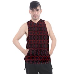 Digital Mandale Men s Sleeveless Hoodie