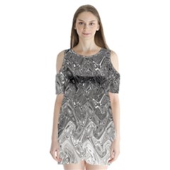 Grey Glow Cartisia Shoulder Cutout Velvet One Piece by Sparkle