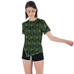 Sparkcubes Asymmetrical Short Sleeve Sports Tee