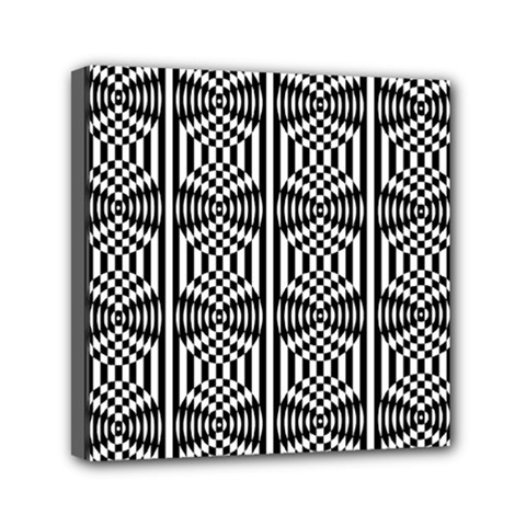 Optical Illusion Mini Canvas 6  X 6  (stretched) by Sparkle