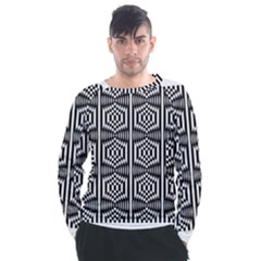 Optical Illusion Men s Long Sleeve Raglan Tee