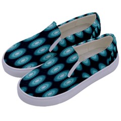 Mandala Pattern Kids  Canvas Slip Ons by Sparkle