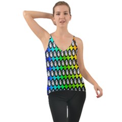 Geometric Balls Chiffon Cami by Sparkle