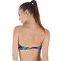 Geometric Balls Twist Bandeau Bikini Top View2