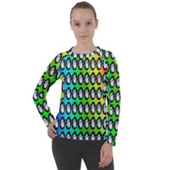 Geometric Balls Women s Long Sleeve Raglan Tee