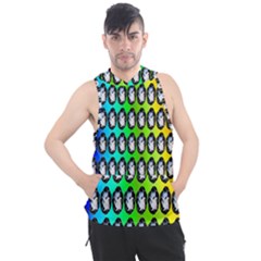 Geometric Balls Men s Sleeveless Hoodie