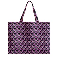 Flowers Pattern Zipper Mini Tote Bag by Sparkle