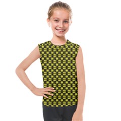 Shiny Knot Kids  Mesh Tank Top