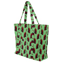 Funnyspider Zip Up Canvas Bag by Sparkle