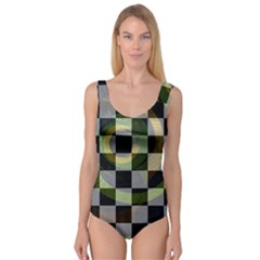 Circle Checks Princess Tank Leotard 