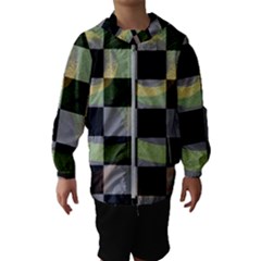 Circle Checks Kids  Hooded Windbreaker by Sparkle