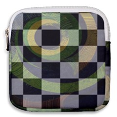 Circle Checks Mini Square Pouch by Sparkle