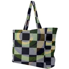 Circle Checks Simple Shoulder Bag by Sparkle