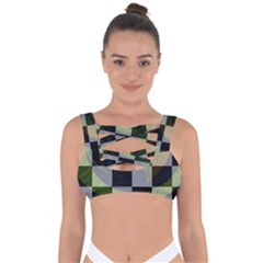 Circle Checks Bandaged Up Bikini Top by Sparkle