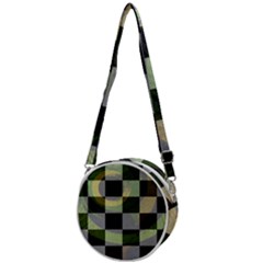 Circle Checks Crossbody Circle Bag