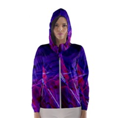 Fractal Flash Women s Hooded Windbreaker by Sparkle