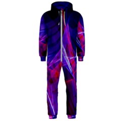 Fractal Flash Hooded Jumpsuit (men)  by Sparkle