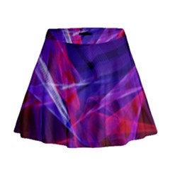 Fractal Flash Mini Flare Skirt by Sparkle