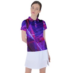 Fractal Flash Women s Polo Tee