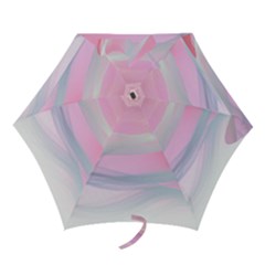 Pink Fractal Mini Folding Umbrellas by Sparkle