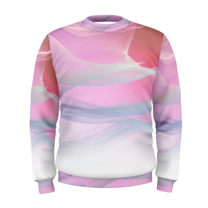 Pink Fractal Men s Sweatshirt