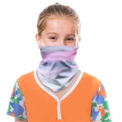 Pink Fractal Face Covering Bandana (kids)