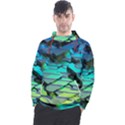 Digital Abstract Men s Pullover Hoodie View1