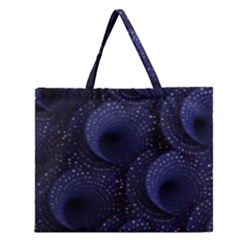 Sell Fractal Zipper Large Tote Bag by Sparkle