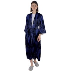 Sell Fractal Maxi Satin Kimono