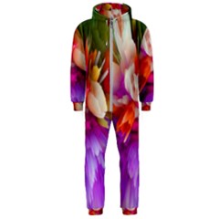 Poppy Flower Hooded Jumpsuit (men)  by Sparkle