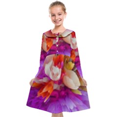 Poppy Flower Kids  Midi Sailor Dress