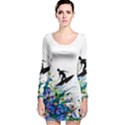 Nature Surfing Long Sleeve Bodycon Dress View1