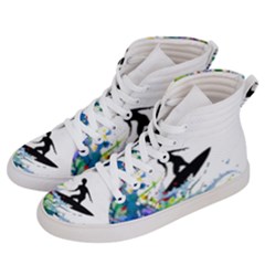 Nature Surfing Women s Hi-top Skate Sneakers by Sparkle