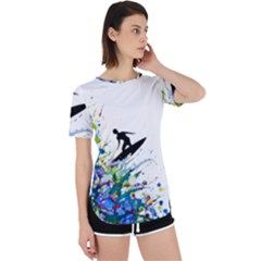 Nature Surfing Perpetual Short Sleeve T-shirt by Sparkle