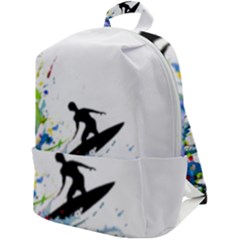 Nature Surfing Zip Up Backpack