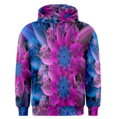 Fractal Flower Men s Core Hoodie by Sparkle